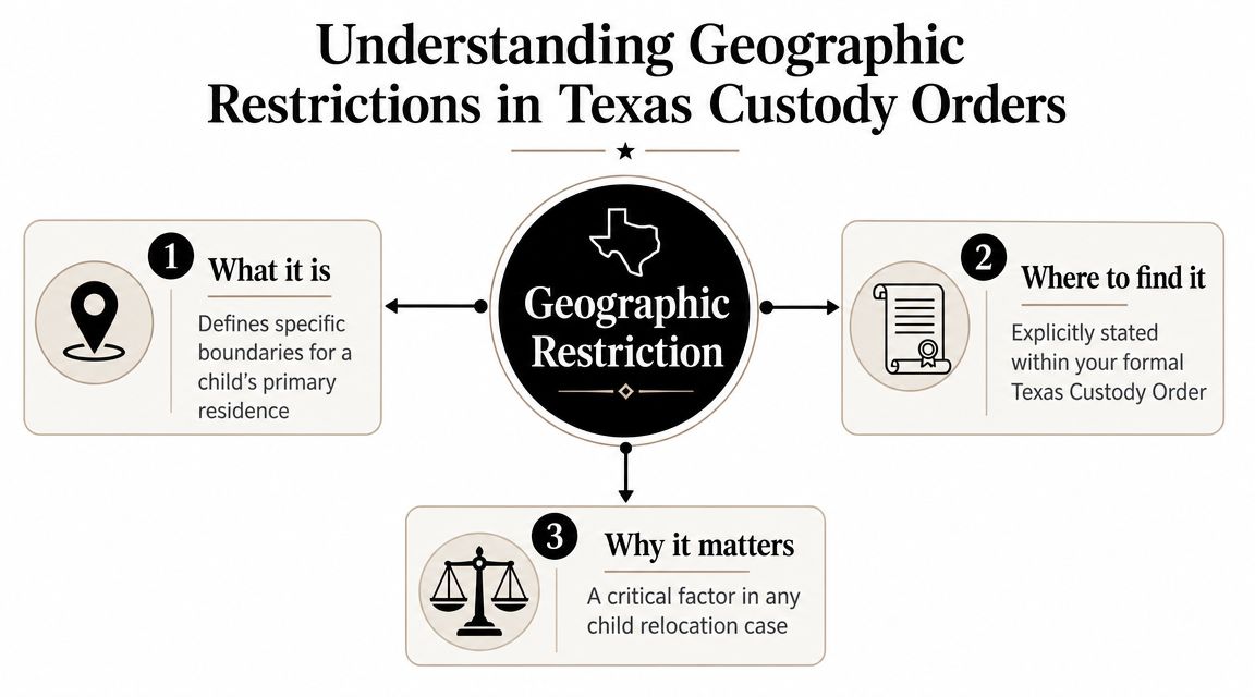 The Geographic Restriction in Your Texas Custody Order