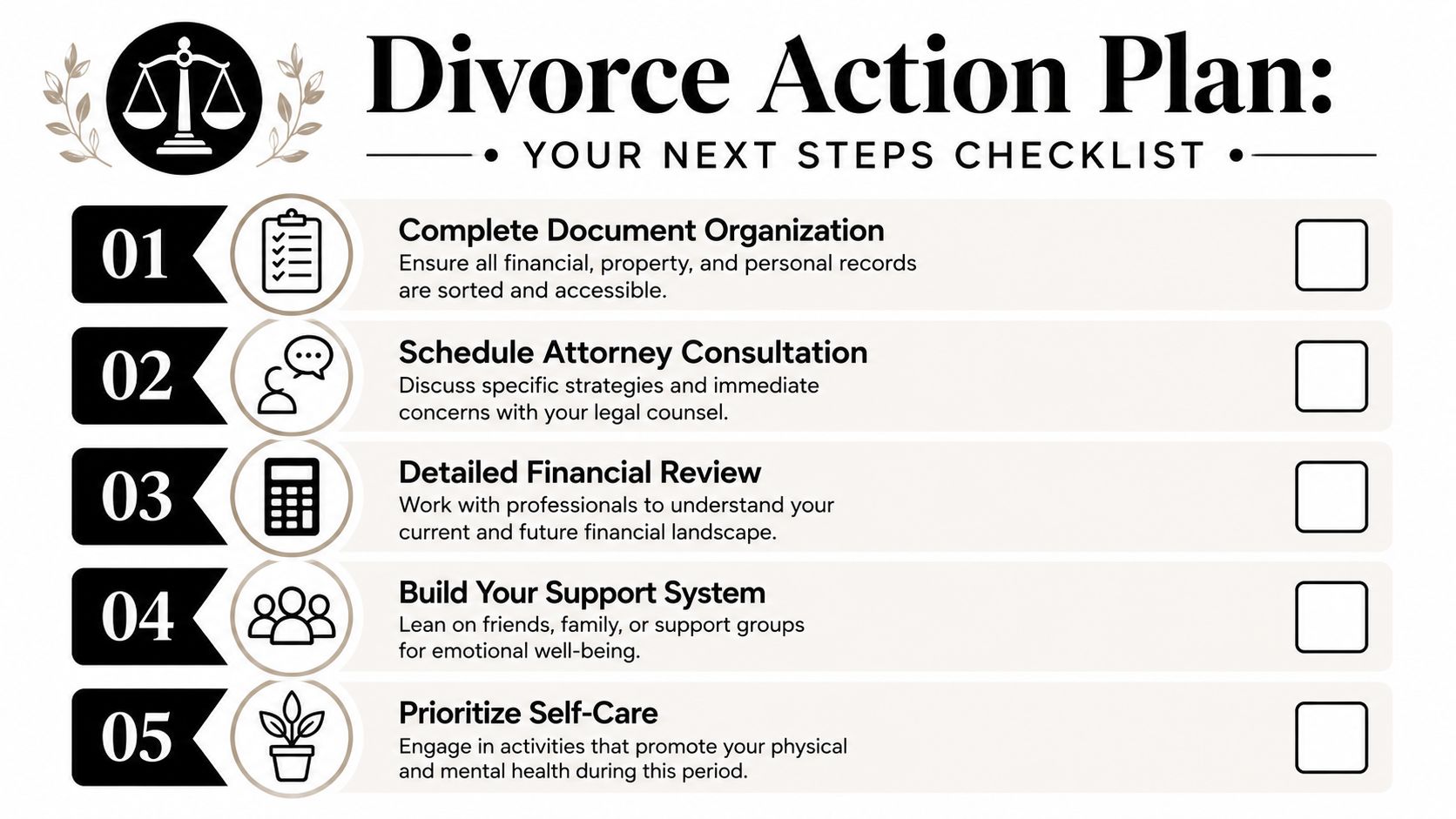 Your Action Plan Checklist and Next Steps